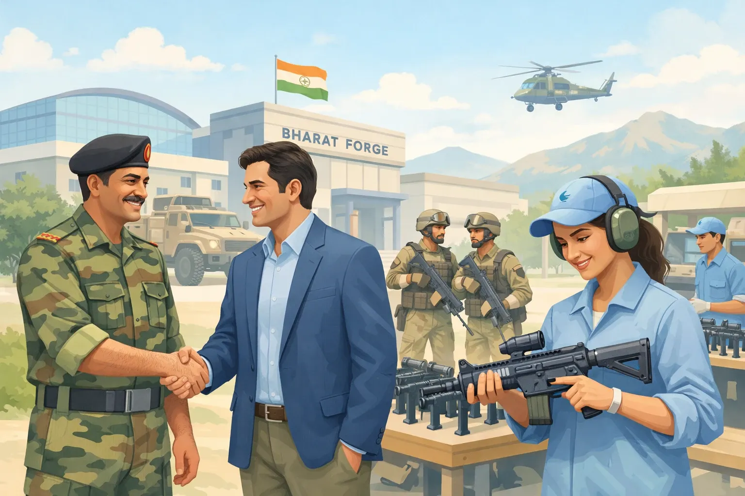 Bharat Forge Wins ₹1,662 Crore CQB Carbine Deal