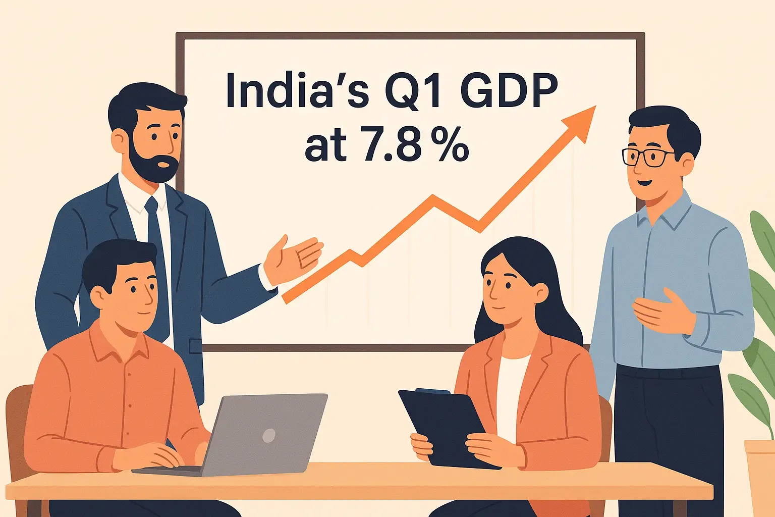 India’s Q1 GDP at 7.8%: What Traders and Investors Need to Know India’s Q1 GDP at 7.8%: What Traders and Investors Need to Know
