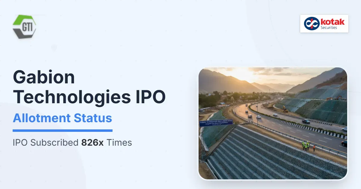 Gabion Technologies India IPO Allotment Status