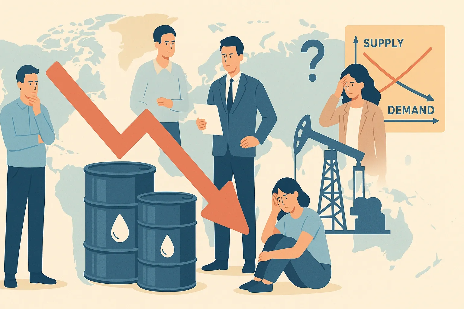 Global Oil Markets Under Pressure Amid Oversupply and Geopolitical Uncertainty