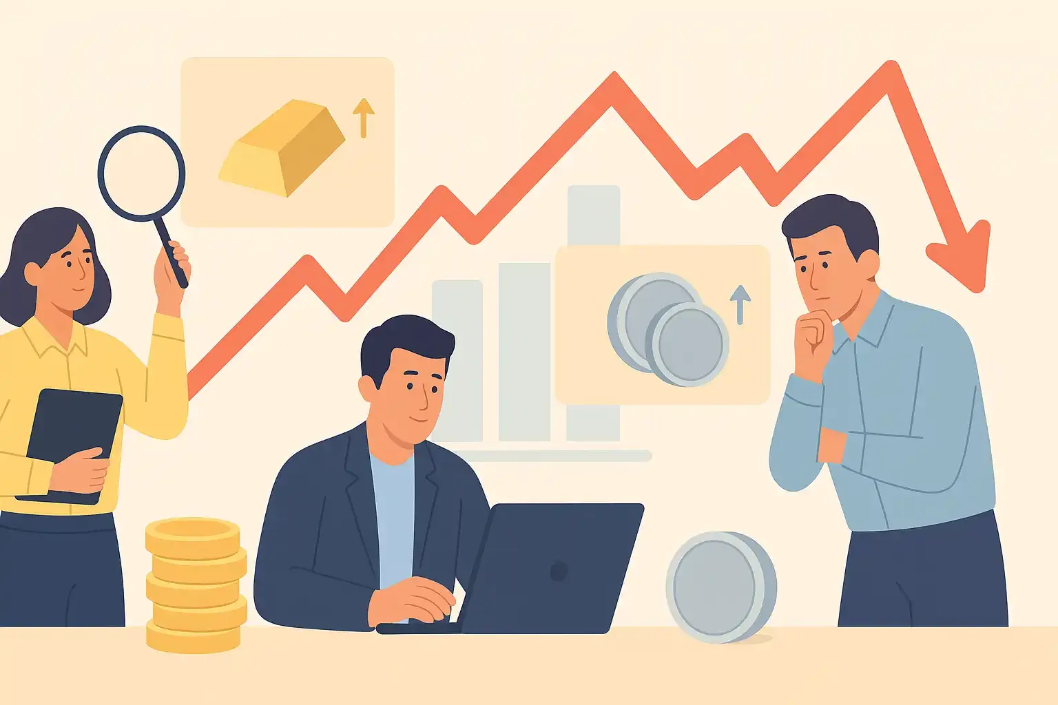 Gold and Silver Gain Amid Inflation Data Anticipation, But Weekly Loss Looms