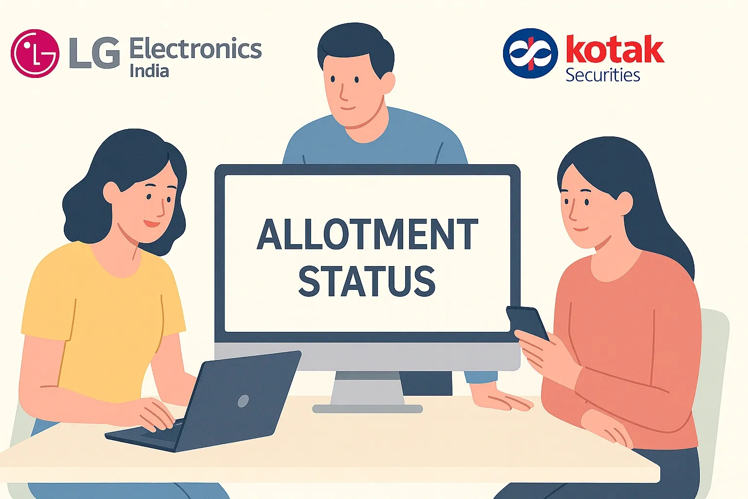 LG Electronics IPO Allotment Status: How to Check Online LG Electronics IPO Allotment Status: How to Check Online