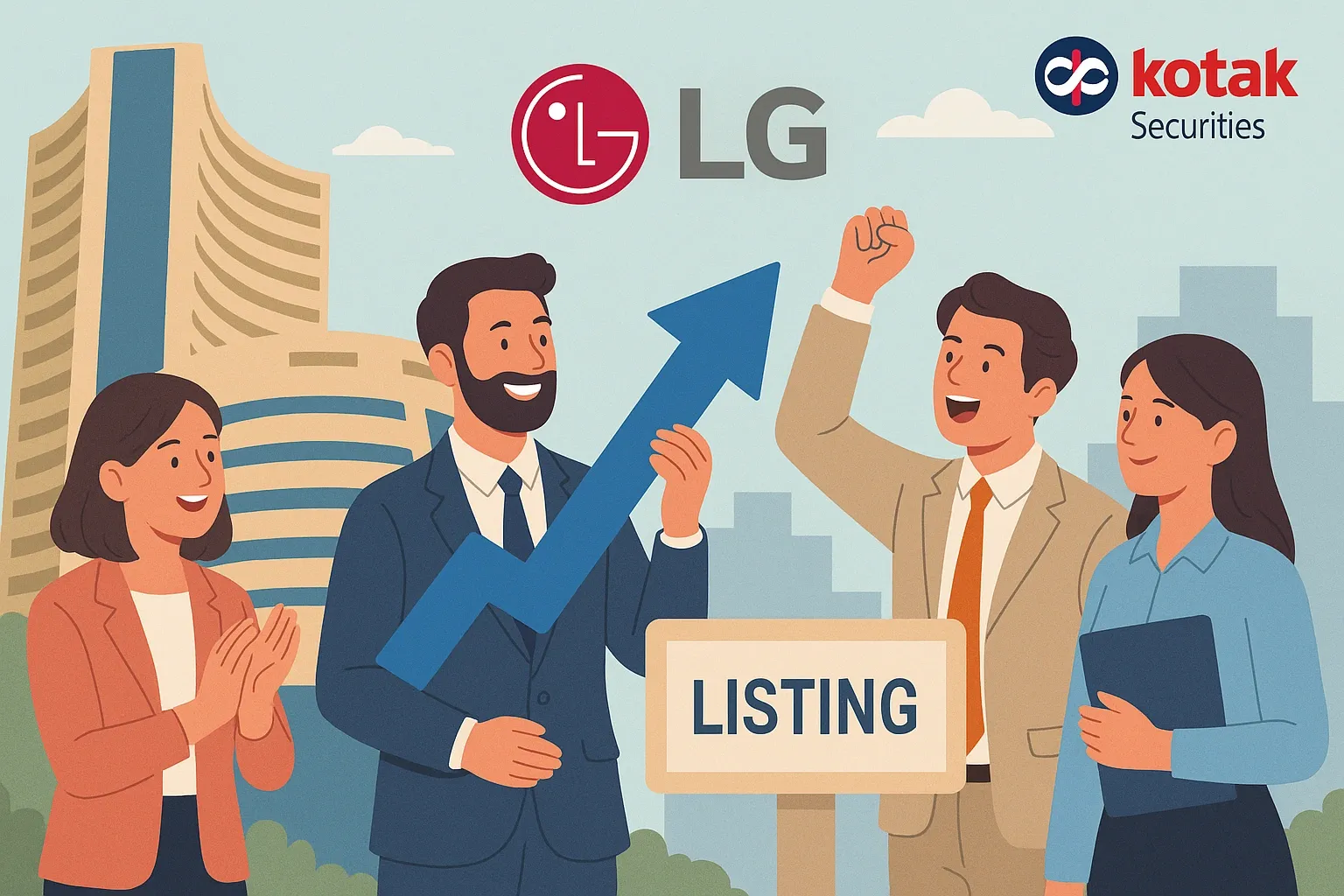 LG IPO debuts on bourses at ₹1710: A listing That Got Everyone Talking