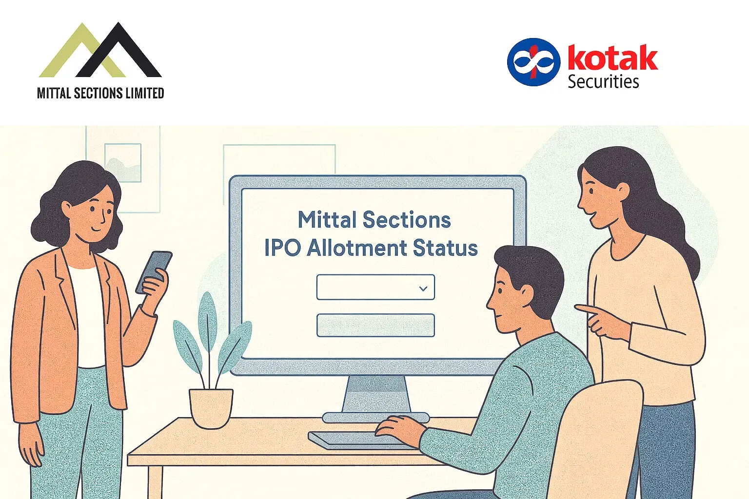 Mittal Sections IPO Allotment Status: Ways to Check Online Mittal Sections IPO Allotment Status: Ways to Check Online