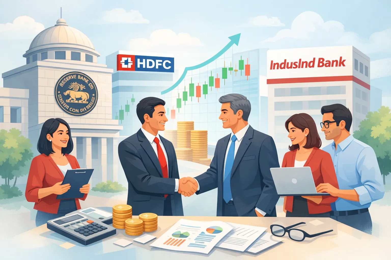RBI Approves HDFC Bank Group To Buy Up To 9.5% Stake In IndusInd Bank