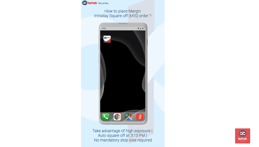 How to place margin intraday order with Kotak Stock Trading App | Kotak Neo