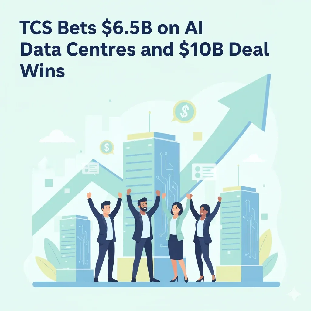 TCS Bets Big on AI Infrastructure with New 1 GW Data Centre Project and $10 Billion Deal Wins TCS Bets Big on AI Infrastructure with New 1 GW Data Centre Project and $10 Billion Deal Wins